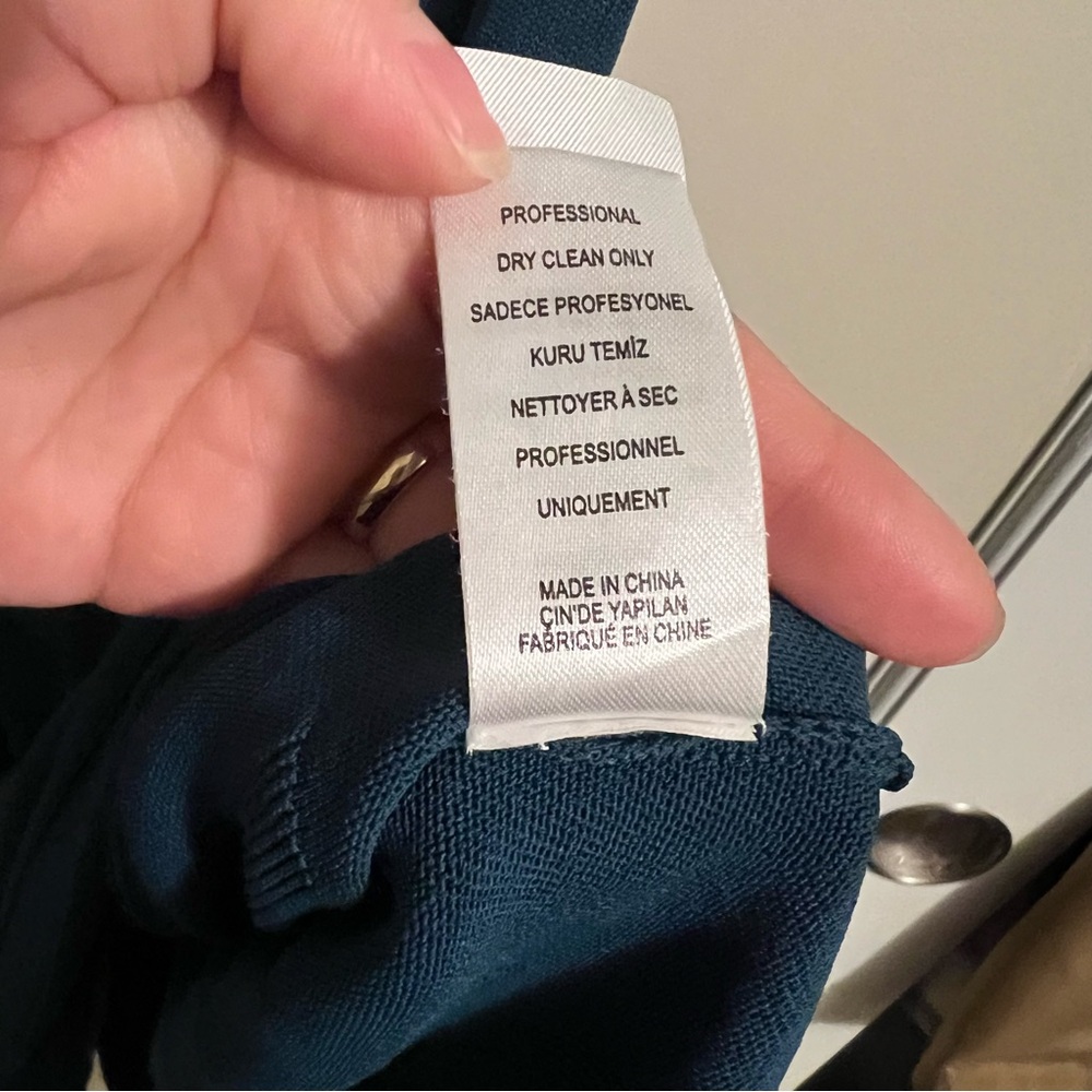Opening Ceremony Teal Asymmetrical Mid-Length Dress in Medium - Picture 8 of 15